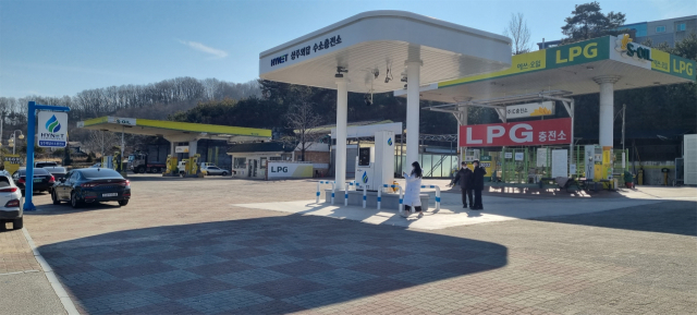 상주 외답 수소충전소 전경. 매일신문 DB
