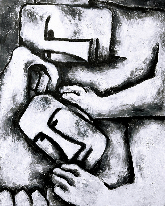 a usual day, 72.6x91.1cm, acrylic on canvas, 2022__4