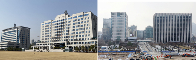 집무실 후보로 거론되는 국방부, 외교부, 정부서울청사. 연합뉴스