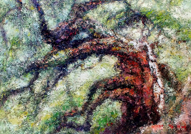 김광배, 세월, Oil on Canvas, 92x73cm.