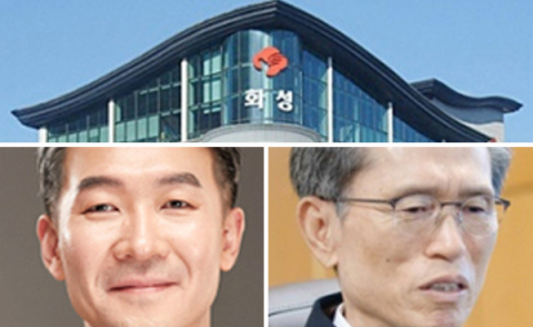 화성산업 본사 및 이종원 대표이사 회장(왼쪽), 이홍중 대표이사 사장. 매일신문DB