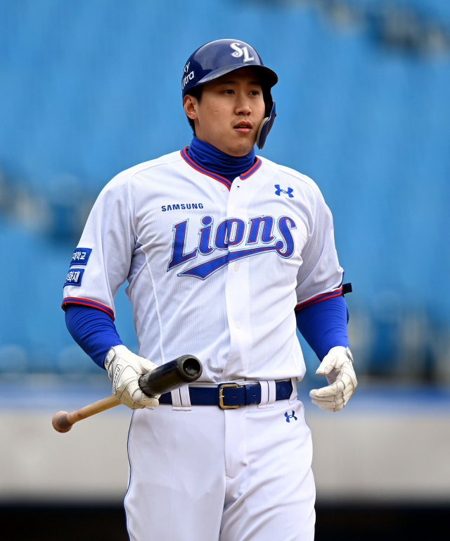 삼성라이온즈 김동엽이 올해 시범경기에서 좋은 타격감을 선보이며 시즌 기대감을 높이고 있다. 삼성라이온즈 제공