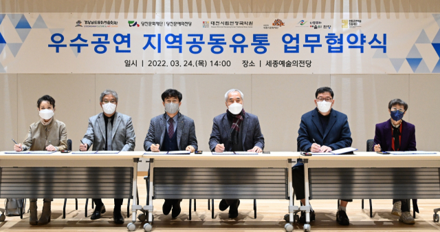 정조와 햄릿 공동기획 추진 협약. 안동시 제공
