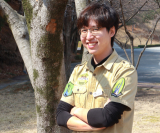 경북대 안에서 