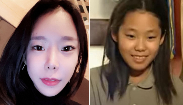 살인 혐의로 공개수배된 이은해씨의 최근 모습(왼쪽), 어린시절 방송에 출연했던 모습(오른쪽). 인천지검, MBC 일요일 일요일 밤에 