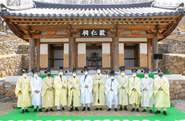 왕산 허위 선생 탄신 167주기 춘계향사 봉행. 구미시 제공