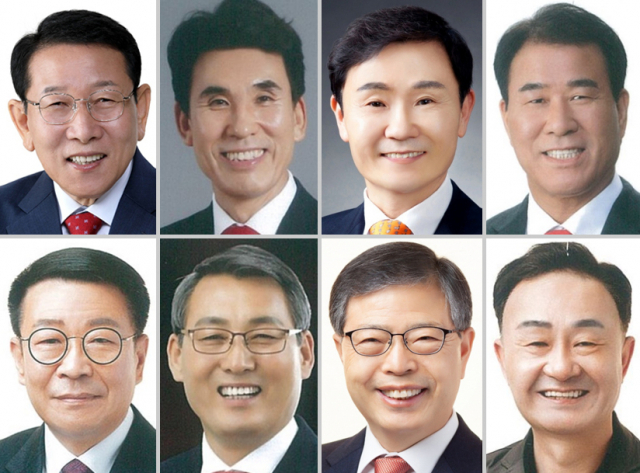 (시계방향) 나영강, 여경동, 이남철, 임영규, 정찬부, 배기동, 박정현. 임욱강 順