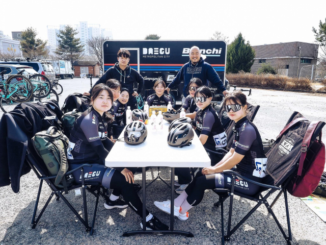 대구시청 자전거팀이 대한체육회에서 전국의 직장운동경기부를 대상으로 실시한 