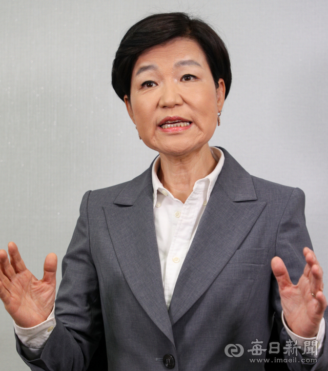 6.1 지방선거에서 대구시장 출마선언을 한 국민의힘 이진숙 예비후보가 6일 오후 대구 중구 봉산동에 마련된 선거 사무소에서 매일신문과 인터뷰를 하고 있다. 안성완 기자 asw0727@imaeil.com