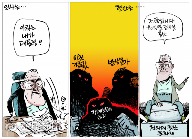 매일희평.김경수화백