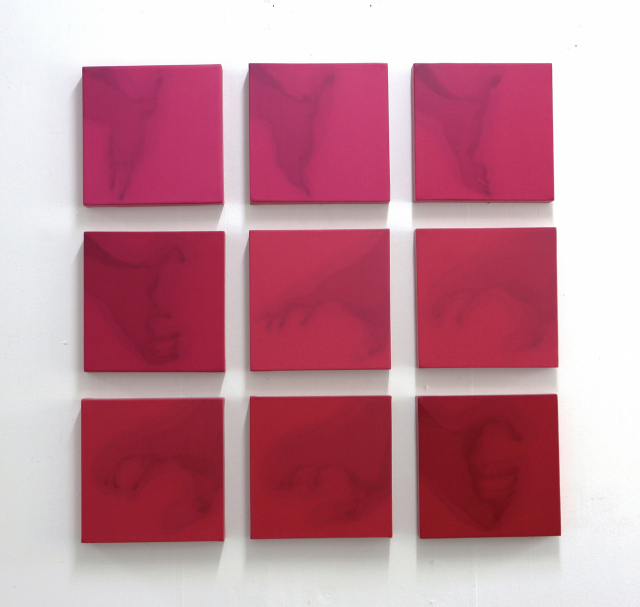 김창영, Phenomenon_09, oil on canvas, 25x25x9, 2007.