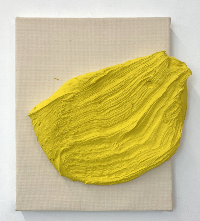 이유, Peinture en question, 2022, 56X65cm, Medium mixte.