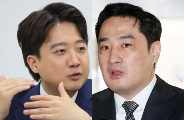 이준석, 강용석. 연합뉴스