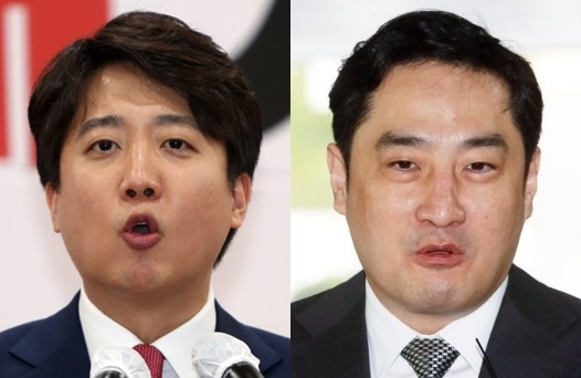 이준석, 강용석. 연합뉴스