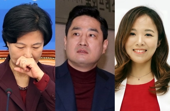 추미애, 강용석, 여명. 연합뉴스, 매일신문DB
