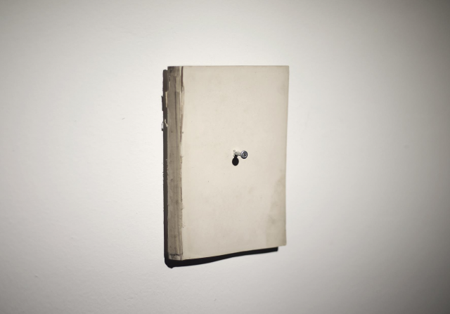 정문경 작, Lost Title, book, 혼합재료, 13x19x2cm, 2018.