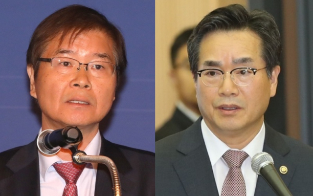 고용노용부 장관에 지명된 이정식 전 노사발전재단 사무총장(왼쪽)과 농림축산식품부 장관에 지명된 정황근 전 농총진흥청장. 연합뉴스