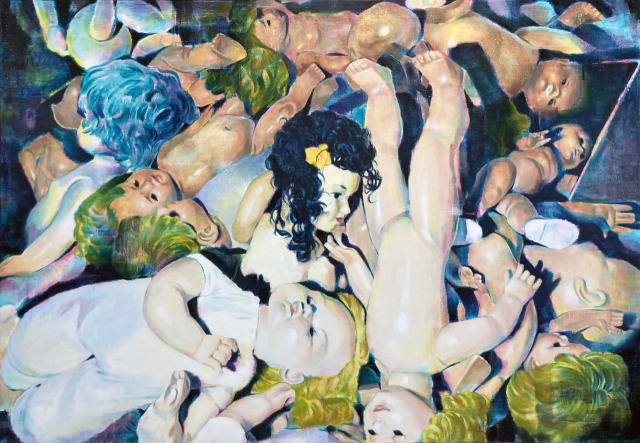 이상익, 시간이 지나 남겨진 것들, oil on canvas, 162.2x112.1cm, 2021.