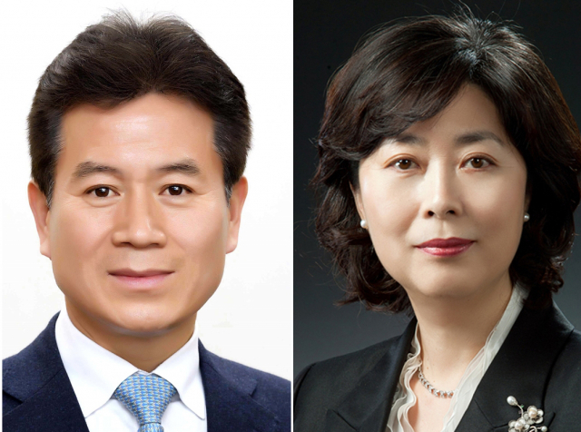 최재해 감사원장은 15일 신임 감사위원에 이남구 감사원 제2사무차장(왼쪽)과 이미현 연세대 법학전문대학원 교수를 문재인 대통령에게 임명 제청했다고 감사원이 밝혔다. 감사위원은 감사원장을 포함해 총 7명으로 구성되며, 이날 이남구·이미현 내정자는 지난 3월 퇴임한 손창동·강민아 전 감사위원의 후임이다. 연합뉴스