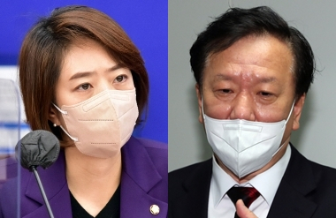 고민정, 정호영. 연합뉴스