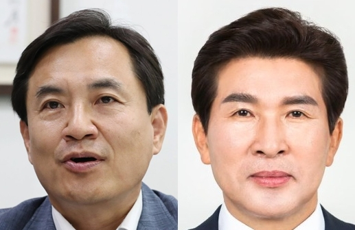 김진태, 황상무. 연합뉴스, 매일신문DB