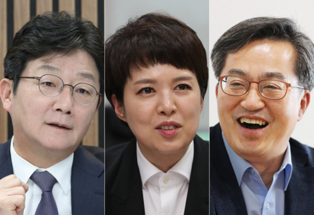 유승민(왼쪽부터), 김은혜, 김동연. 연합뉴스