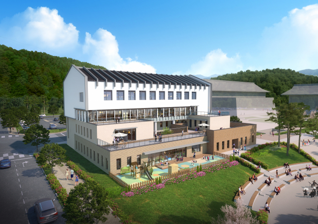 경북도교육청이 내년 3월 개원을 목표로 신축 중인 직장 어린이집 조감도. 경북교육청 제공