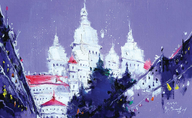백성흠, 몽마르트르, Oil on canvas, 2022.