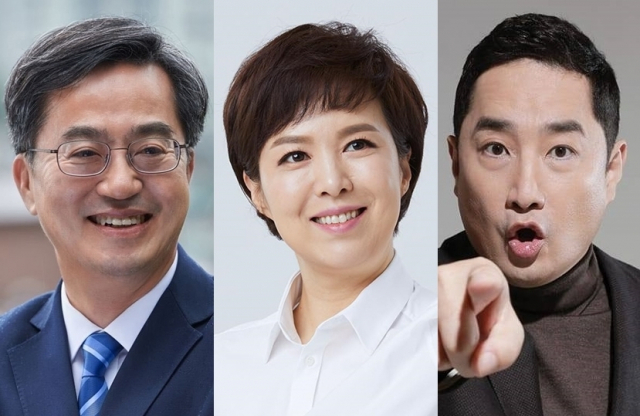 김동연, 김은혜, 강용석. 각 페이스북