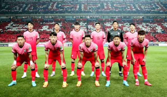 한국 축구대표팀. 연합뉴스