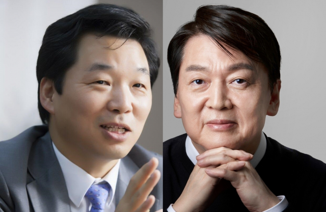 김병관, 안철수. 각 페이스북