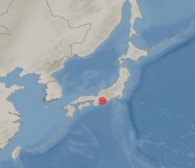 9일 오후 5시 33분쯤(한국시간) 일본 혼슈 미에현 쓰 동남동쪽 38km 해역에서 규모 5.1의 지진이 발생했다. 기상청 홈페이지