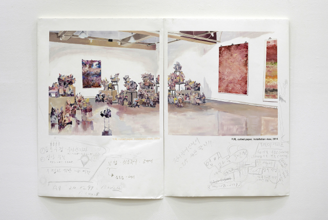 Portfolio Series 지옥 The Hell, 150x212cm, Oil on canvas, 2020.
