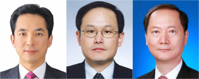 윤석열 대통령은 13일 처장·차관·외청장 21명의 인선안을 발표했다. 사진은 박민식 국가보훈처장(왼쪽부터), 김승호 인사혁신처장, 이완규 법제처장. 연합뉴스