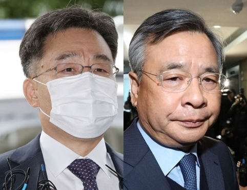 김만배 전 머니투데이 기자, 박영수 전 특검. 연합뉴스