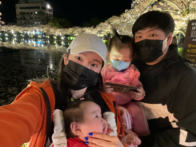 구수빈·강동근 부부의 첫째 아들 시우, 둘째 딸 시아.
