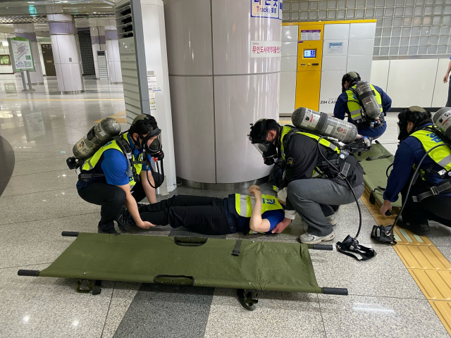 대구도시철도공사는 18일 오후 대구도시철도 2호선 용산역에서 