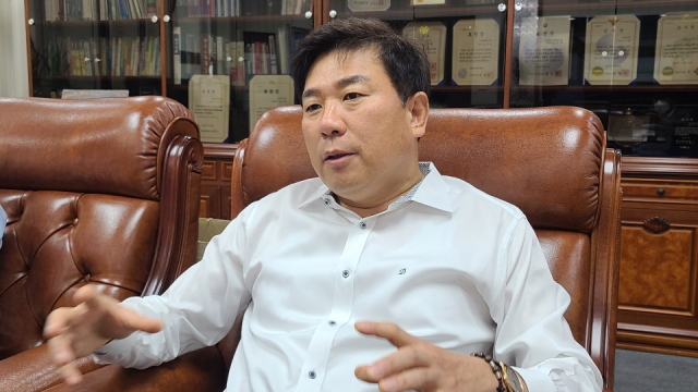㈜태왕 대표이사이기도 한 노기원 대한주택건설협회 대구시회장. 태왕 제공