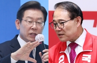 이재명, 윤형선. 연합뉴스