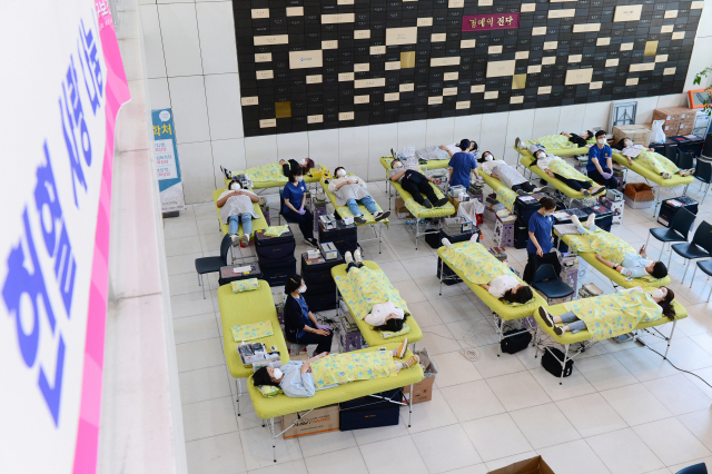 대구보건대는 지난달 헌혈축제를 대학 본관과 헌혈 버스, 교내 헌혈의 집 등에서 진행했다. 대구보건대 제공
