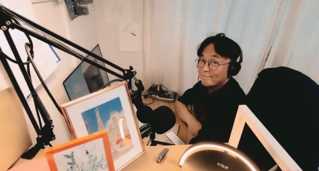지난달 27일 오후 안건우 극단 시소 대표가 오디오 플랫폼 