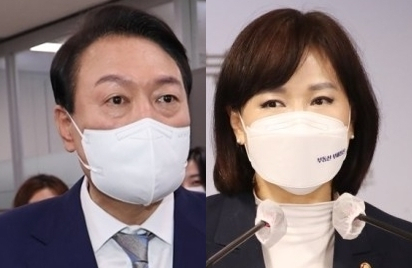 윤석열, 전현희. 연합뉴스