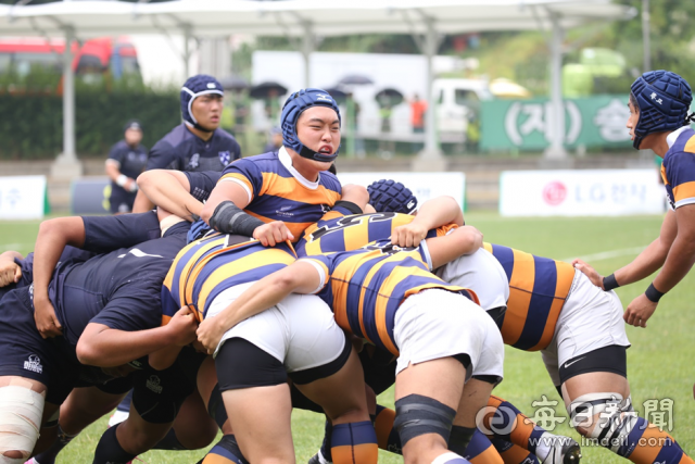 제75회 전국 종별 럭비 선수권대회가 20~26일 경북 경산 송화럭비구장에서 열린다. 제74회 전국 종별 럭비 선수권대회 경기 모습. 대한럭비협회 제공