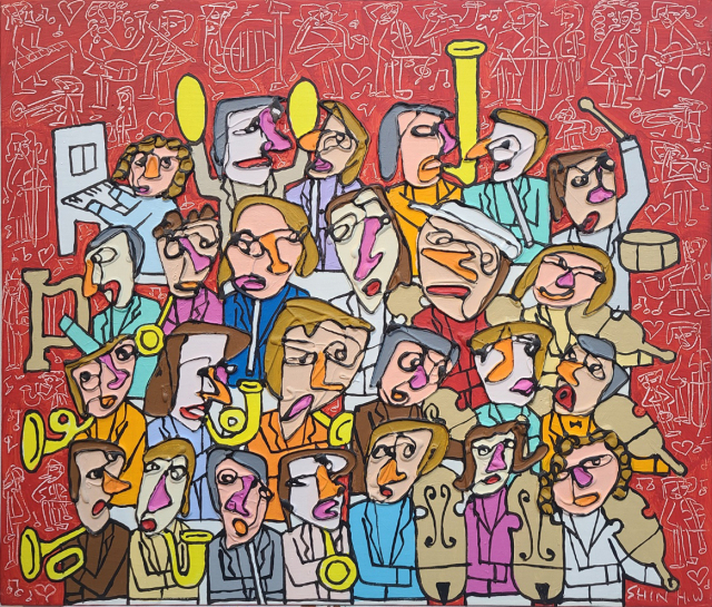 신흥우, Concert, 53×45.5cm, 2021.