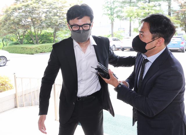 한동훈 법무부 장관이 22일 오후 정책현장 방문일정으로 경기도 안양소년원을 방문하고 있다. 연합뉴스