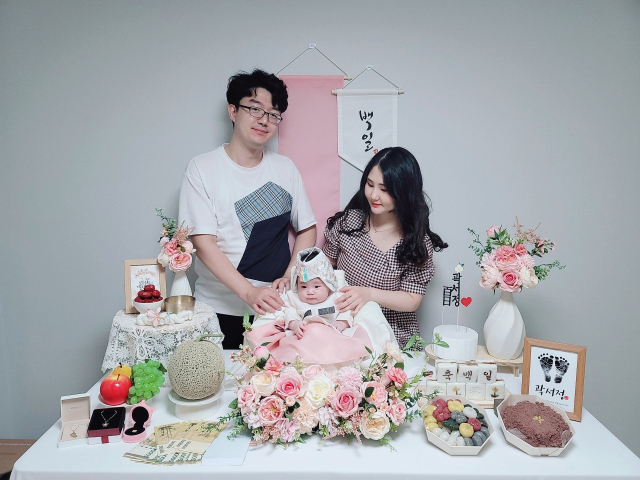 주윤정·곽현수 부부 첫째 딸 곽서정