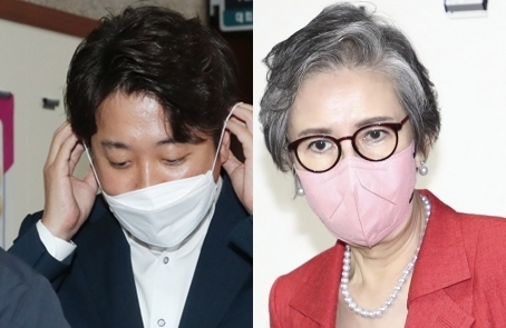 이준석 전 국민의힘 대표, 이양희 국민의힘 윤리위원장. 연합뉴스