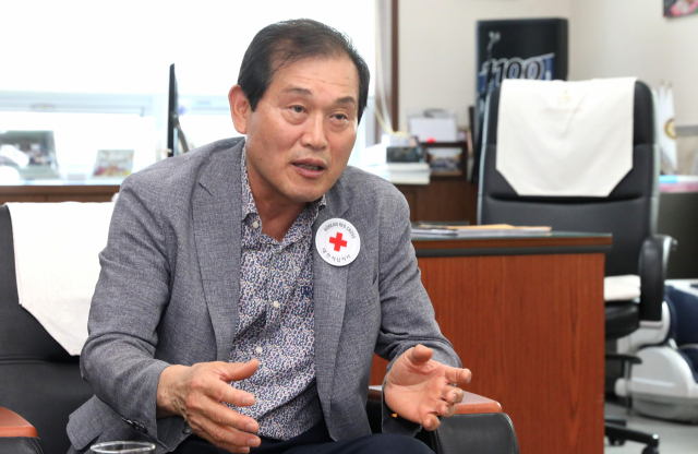 박명수 대한적십자사 대구지사 회장. 대한적십자사 대구지사 제공