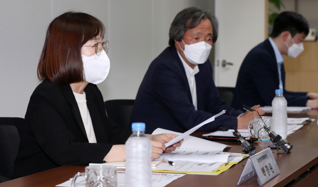 백경란 질병관리청장이 11일 오후 서울 서대문구 질병관리청 수도권 질병대응센터에서 열린