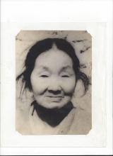 돌아가신 임석균 씨가 갖고 있는 어머니 고 우남천 씨의 유일무이한 사진. 주민등록증이 처음 만들어질 때 발급용으로 찍은 증명사진으로 당시 와병 중에 촬영했다. 가족 제공.